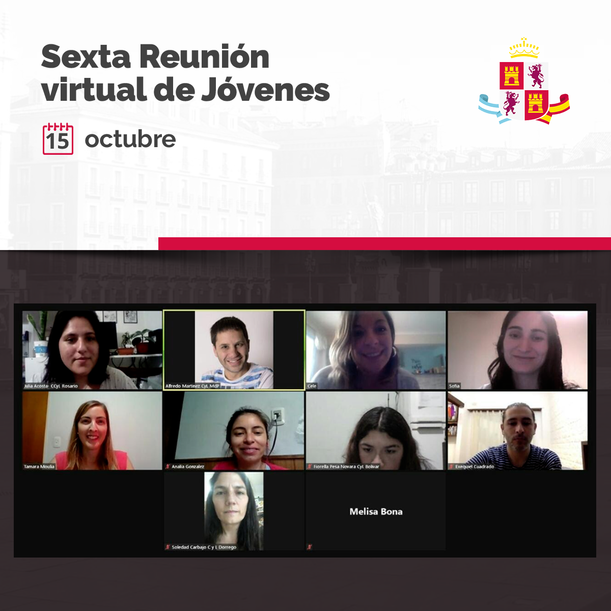REUNION DE JOVENES POR ZOOM