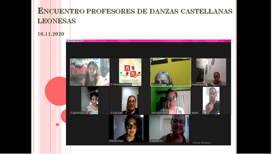 REUNION DE PROFESORES DE DANZAS DE TODOS LOS CENTROS